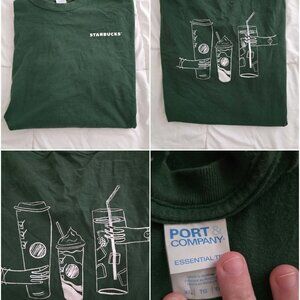 STARBUCKS COFFEE CUP EMPLOYEE TSHIRT - SIZE XL